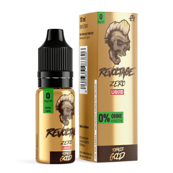 0mg Tobacco Gold 10ml
