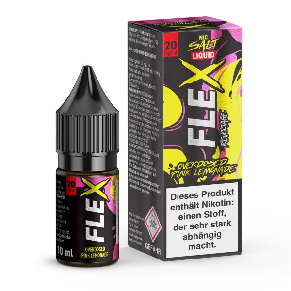 20mg Flex E-LIQUID Overdosed  Pink Lemonade 10ml