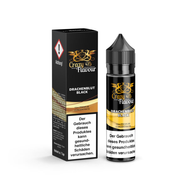 Crazy Flavour Drachenblut Black 10ml in 60ml