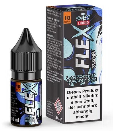 10mg Flex E-LIQUID Overdosed ENERGY GUM 10ml