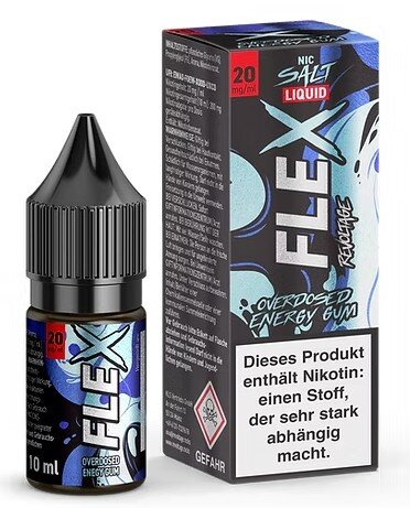 20mg Flex E-LIQUID Overdosed ENERGY GUM 10ml