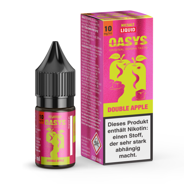 Revoltage Nicsalt Liquid 10mg Oasys Double Appl 10ml